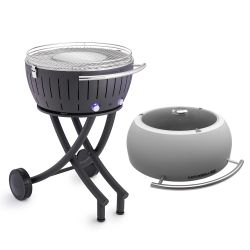 LotusGrill G 600 med lock - Anthracite Grey