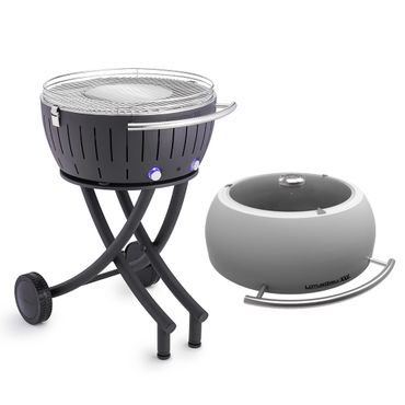 LotusGrill G 600 med lock - Anthracite Grey
