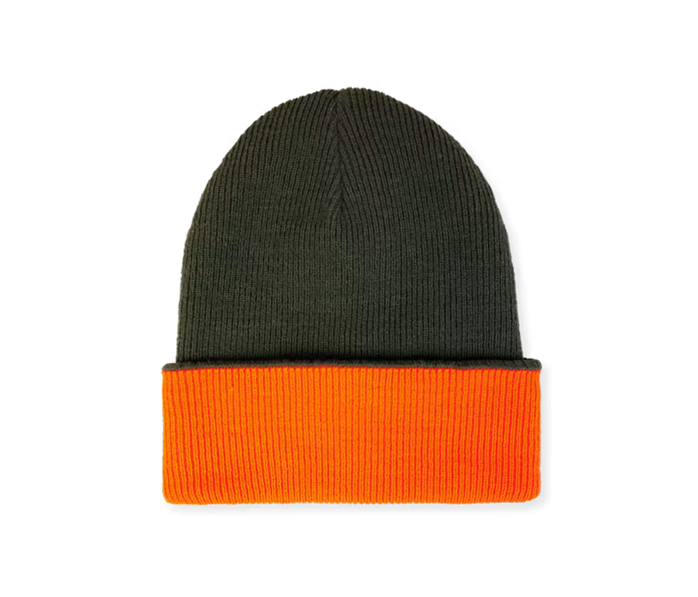 Vändbar Mössa Orange/Grön