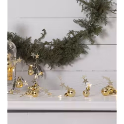 Ljusslinga Julgranskulor guld