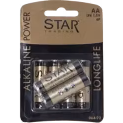 AA Batterier 6-pack