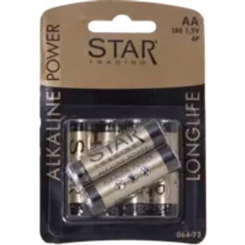 AA Batterier 6-pack