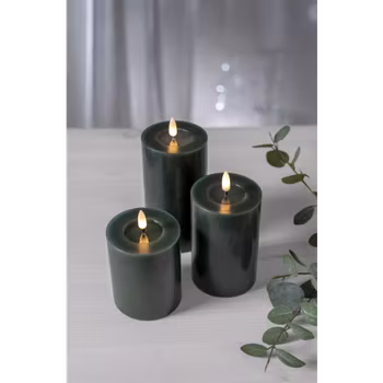 Blockljus Flamme Flow 12,5 cm