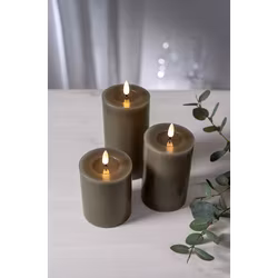 Blockljus Flamme Flow 17,5 cm