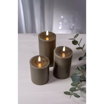 Blockljus Flamme Flow 17,5 cm