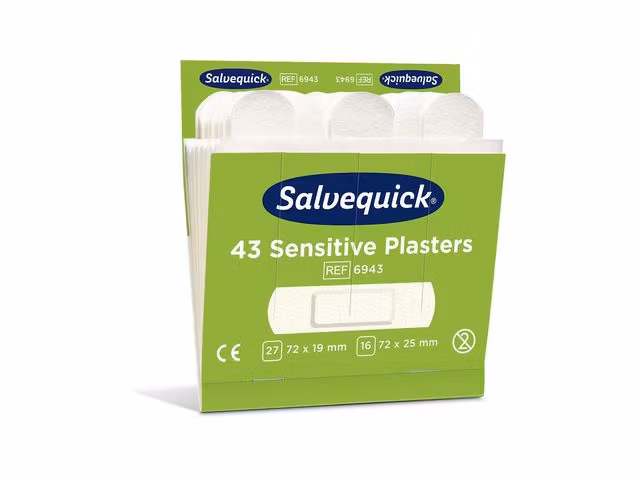 Plaster SALVEQUICK Sensitive refill (43)