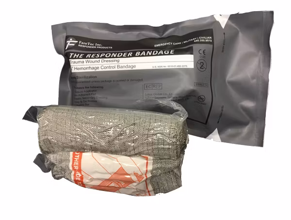 FareTec Responder traumebandasje 6" / 15cm