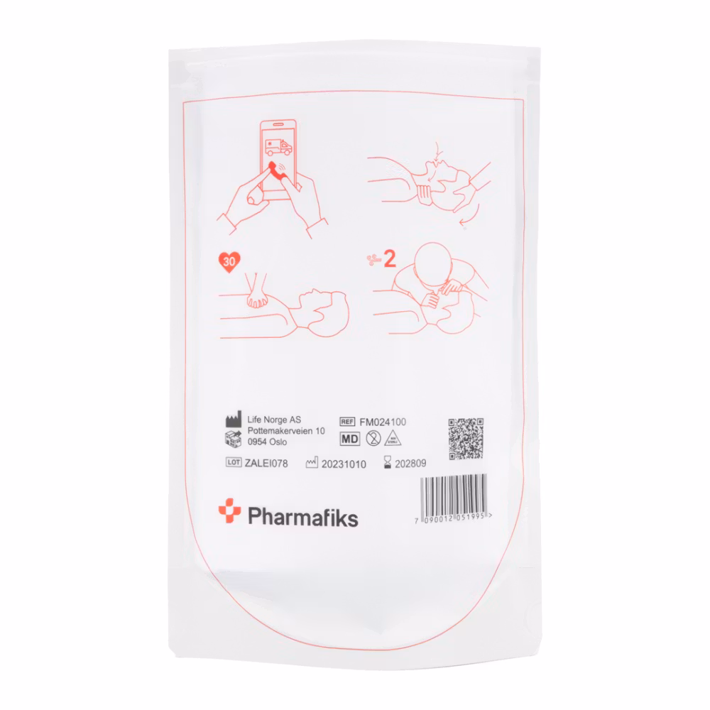 Pharmafiks DHLR-utstyrspakke (AED-kit)