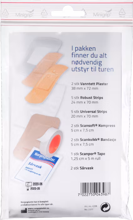 Norgesplaster Kvikk Sårpakke
