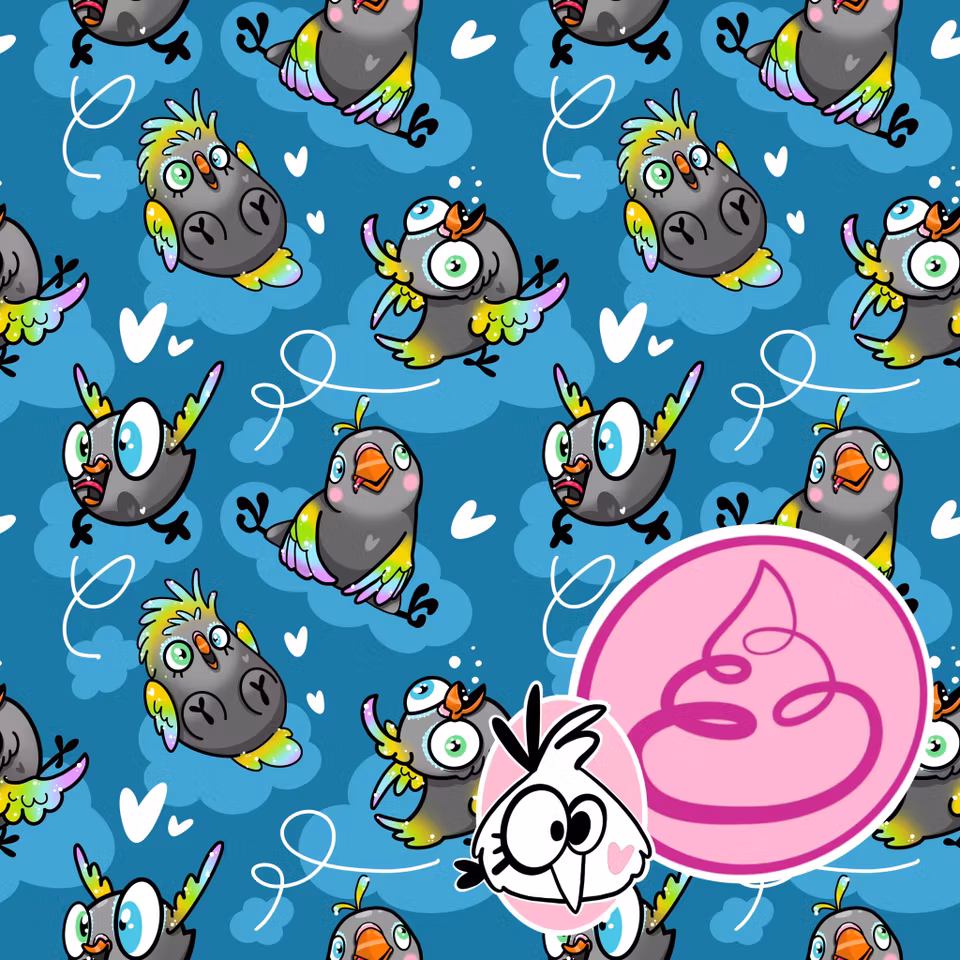 Knäppgök Dusty Blue 1,2 m