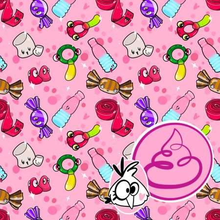 2:a sort FizzyMix Pretty Pink 0,3 m