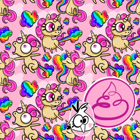 Smells Like Rainbows Plush Pink