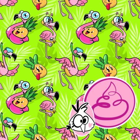 PREORDER FlaminGoGo Jersey Tropical Green