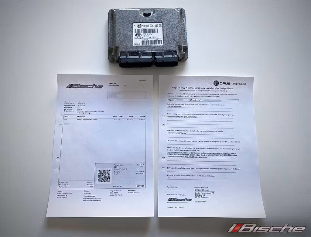 ECU mjukvara för A-Traktor
