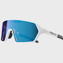 React Solbrille - Rev Sky/white