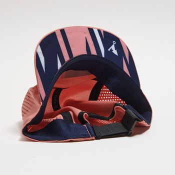Våga Feather Racing Cap - PEACH / NAVY BLUE