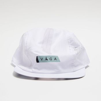 Våga Feather Racing Cap - WHITE / MIST GREY / BLACk