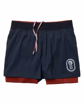 Stadion 2-1 Shorts Navy/Burgundy