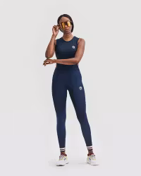 Utö Ladies Tights Navy/Burgundy
