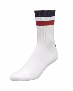 Åsunden Mid Crew Socks Off-White/Burgundy