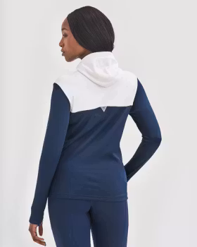 Åsunden Ladies Half Zip Off-White/Navy