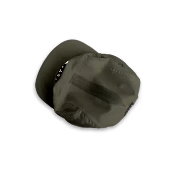 Våga Feather Racing Cap - Olive green / Black charcoal / White