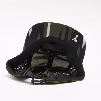 Våga Feather Racing Cap - Moss green / Black