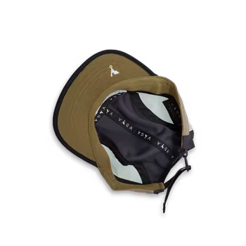 Våga Club Cap - Charcoal / Camel / Moss green / Mist blue