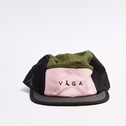 Våga Club Cap - Charcoal / Moss green / Light pink