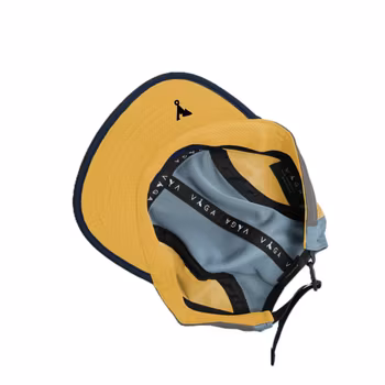 Våga Club Cap -  Slate grey / Sunshine yellow / Teal blue / Navy blue