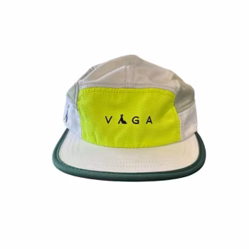 Våga Club Cap -  Chalk white / Eucalyptus green / Neon yellow / Racing green