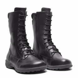 New Feet 172-21. Varmfodrade och vattentäta stövlar med snörning dragkedja. Svart. Bred läst.
