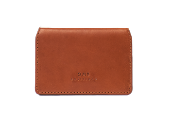 O My Bag Fold-Over Korthållare med Magnetlås Cognac