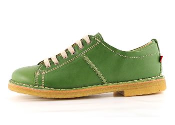 Grünbein Snörsko Bruno Grön. Vegetabilgarvat, 100% kromfritt skinn. UNISEX