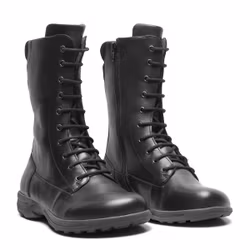 New Feet 172-21. Varmfodrade och vattentäta stövlar med snörning dragkedja. Svart. Bred läst.