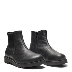 New Feet 232-22. Vattentäta boots med dragkedja och resår i skaftet. Svart.