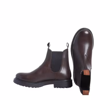 Utgående 30% - Ten Points Berit 60482 Mörkbrun. Varmfodrade Chelsea Boots. Vegetabilgarvat, 100% kromfritt skinn.