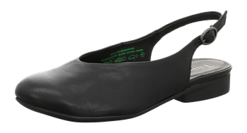 Think! Shoes Guad2 731 Svart. Slingback skor i vegetabilgarvat, 100% kromfritt skinn