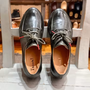 Think! Shoes Cogita 1003 Olive. Snörskor i vegetabilgarvat, 100% kromfritt skinn