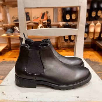 Think! Shoes Hawara 1018 Svart. Chelsea Boots i vegetabilgarvat, 100% kromfritt skinn. HERR.