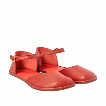 El Naturalista Bare Sandals 5683 Soft Nappa Rosso. BAREFOOT.