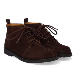 Angulus skinnfodrade Desert Boots 1765 Mörkbrun, normalform