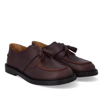 Angulus Loafers med Tassels 1759 Berry, "normal fit".