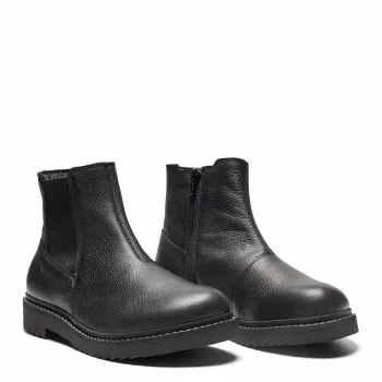 New Feet 232-22. Vattentäta boots med dragkedja och resår i skaftet. Svart.