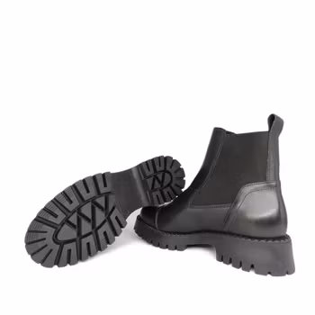 Ten Points Penny 60609 Svart. Varmfodrade Chelsea Boots. Vegetabilgarvat, 100% kromfritt skinn.