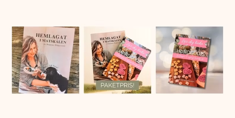 Böcker om hemlagad hundmat - Hundmatskocken.se