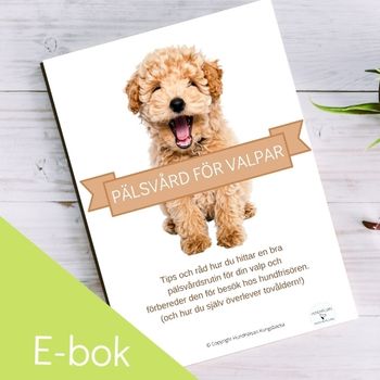 E-bok, Pälsvård för valpar