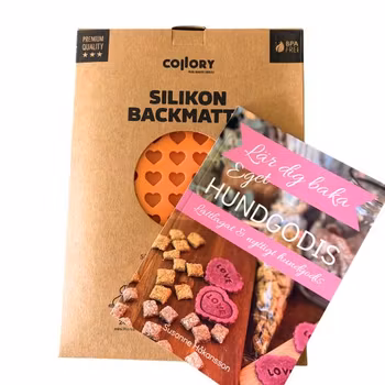 Paketpris! Silikonbakmatta för hundgodis, silikonbakmatta & Lär dig baka eget hundgodis.