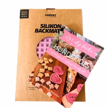 Paketpris! Silikonbakmatta för hundgodis, silikonbakmatta & Lär dig baka eget hundgodis.