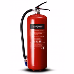 Housegard 12 kg pulversläckare, röd, PE12TG